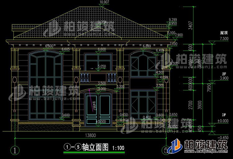 正立面图